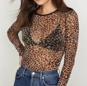 Enza Costa Mesh long sleeve top